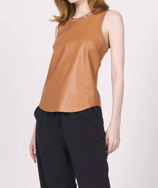 Another Love - Carmela Vegan Leather Tank