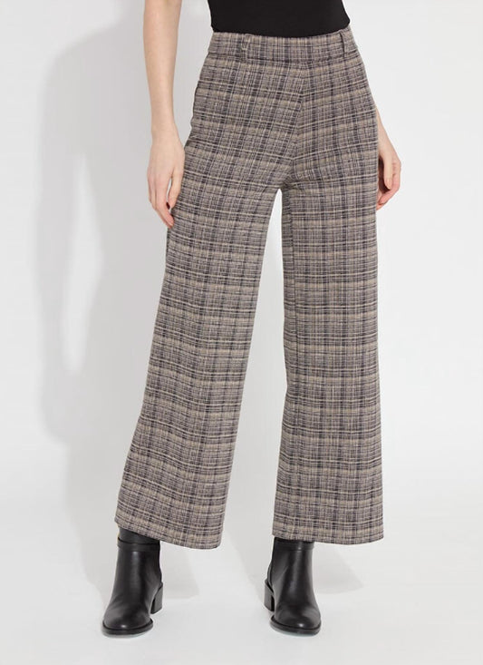 Lysse - Erin Wide Leg Ponte Jacquard Pants