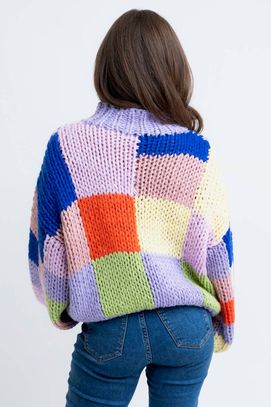 Karlie - Piper Crochet Colorblock Sweater