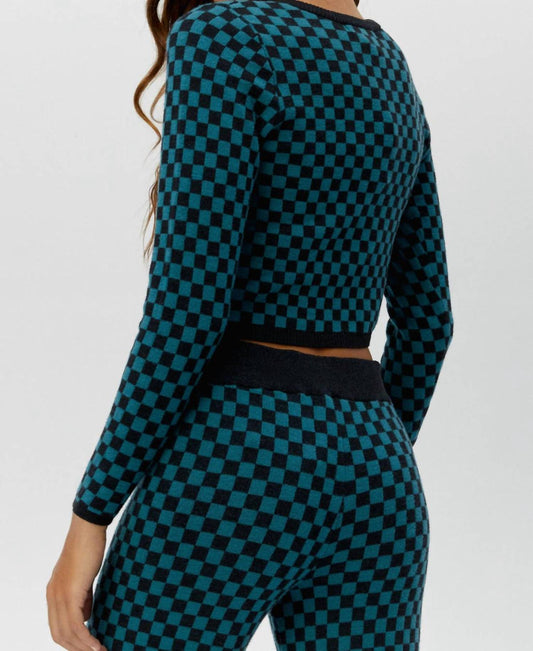 Daydreamer - Check Pullover Top