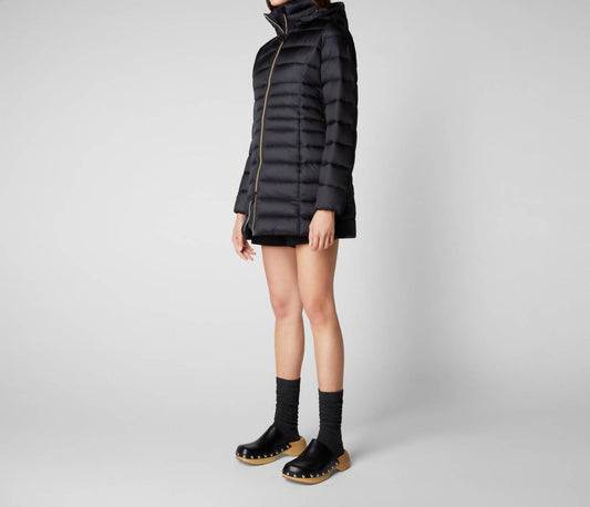 Save The Duck - Reese 3/4 Hooded Puffer Coat