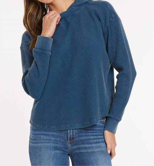 Mododoc - Long Sleeve Waffle Hoodie