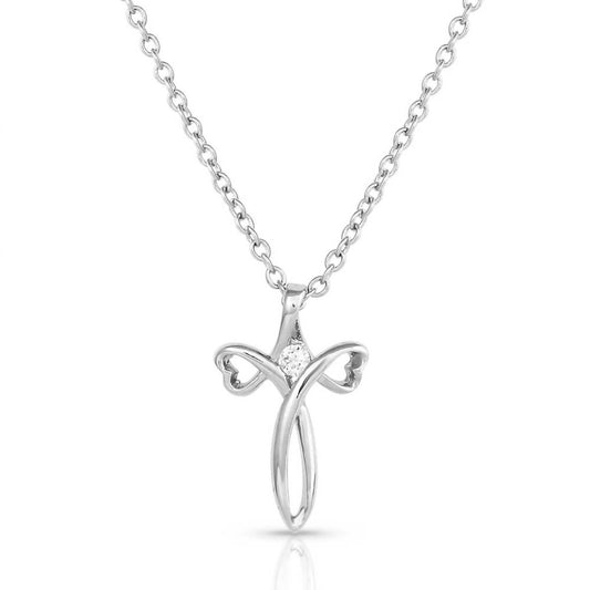 Montana Silversmiths - Women's Love Between Faith Cross Necklace