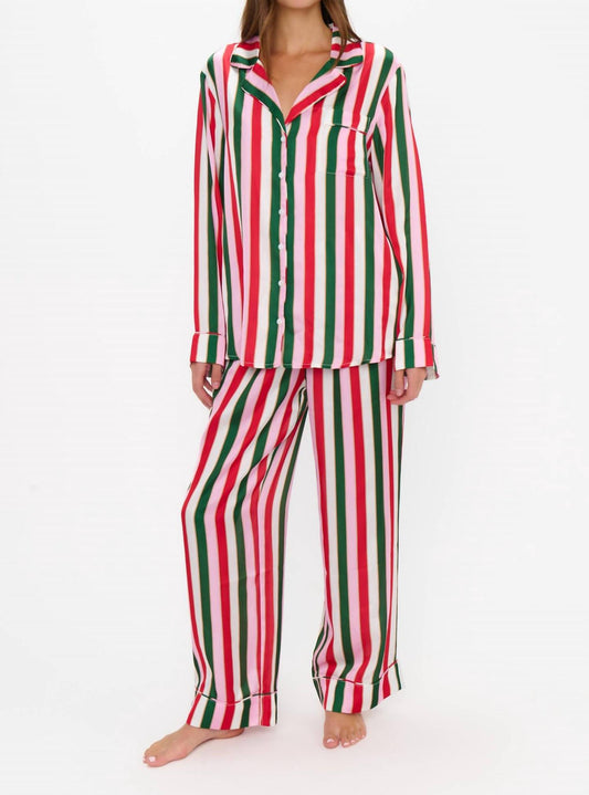 Show Me Your Mumu - Classic Jolly Stripes Pajama Set