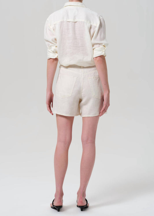 Citizens Of Humanity - Women's Brynn Drawstring Linen Short