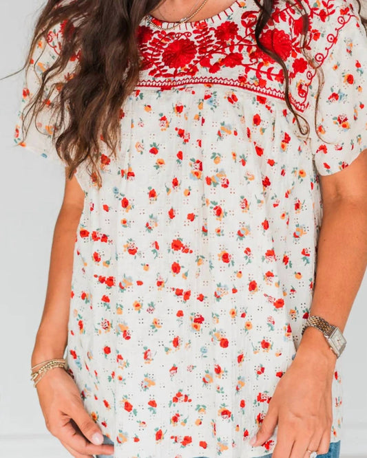 Layerz Clothing - Jane Patterned Top