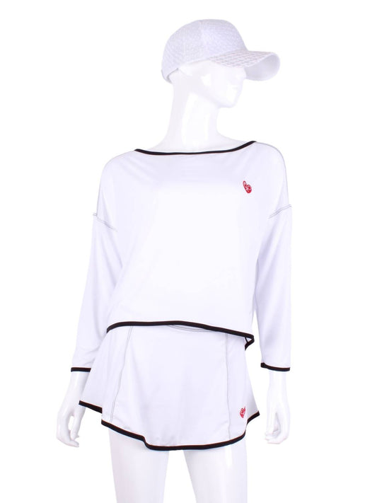 Love Love Tennis - Long Sleeve Baggy Top