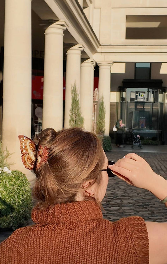 Solar Eclipse - Women's Butterfly Claw Clip