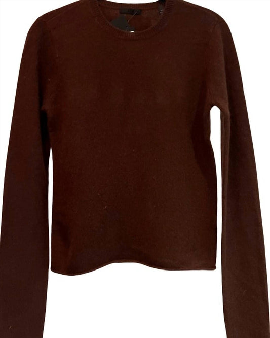 Atm - Cashmere Long Sleeve Crew Neck Sweater