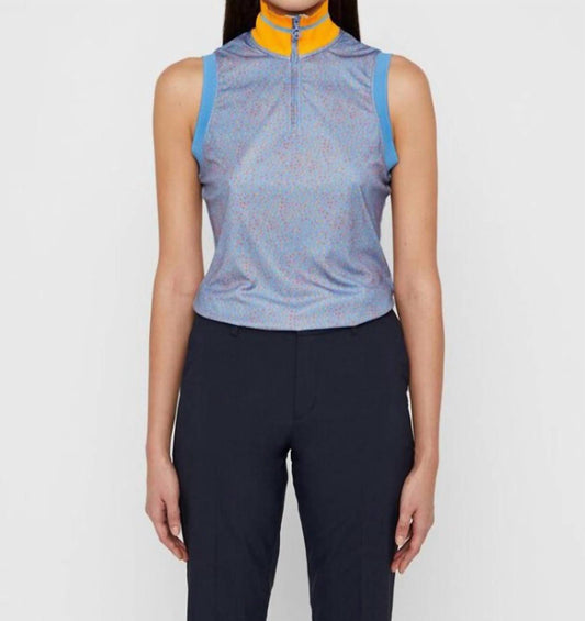 AUDREY PRINT-TX JERSEY TOP