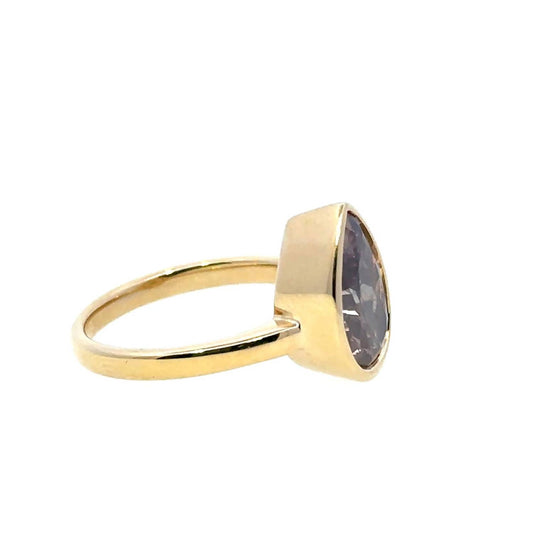 Aamiaa - Women's Pear Shape Lab Grown Diamond Ring