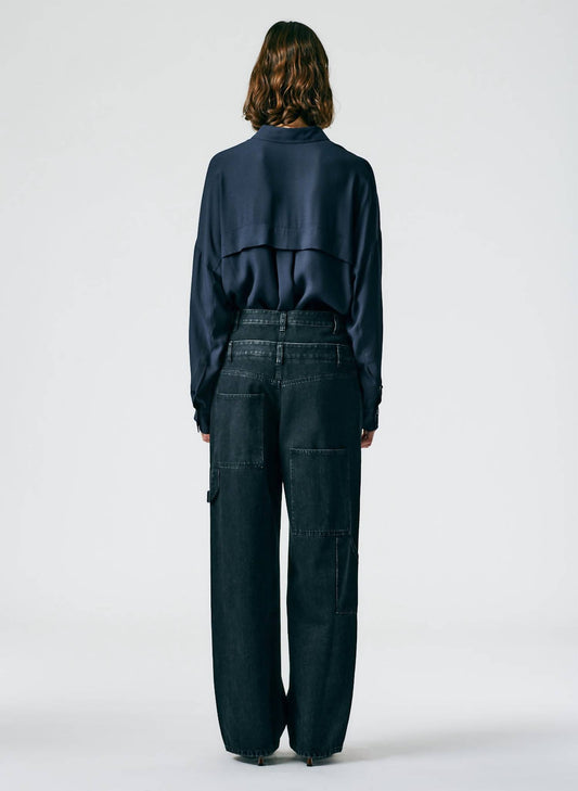 Tibi - Double Waisted Denim Sam Jean