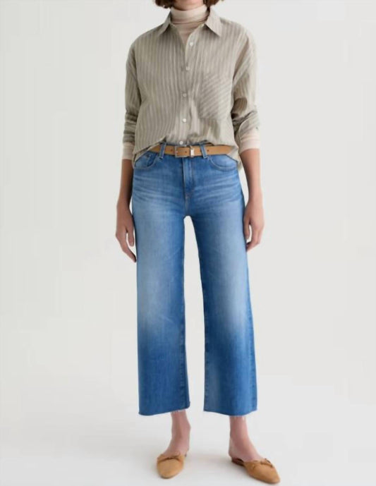Ag Jeans - Saige Wide Leg Cropped Jeans