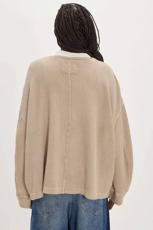 Free People - Dawson Pocket Thermal Sweater