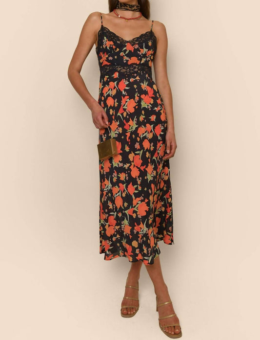 Rixo - Amora Havana Midi Dress