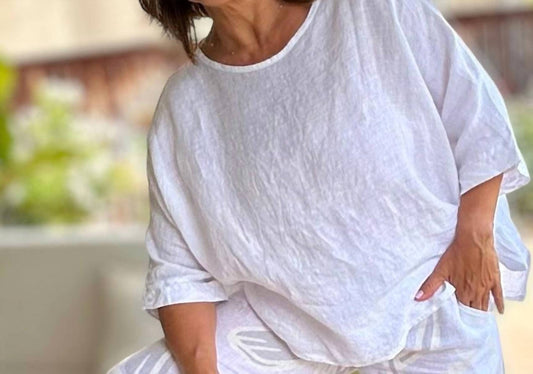 Gigi Moda - Lucia linen blouse