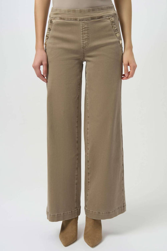 Joseph Ribkoff - Classic Wide Leg Pull On Jeans