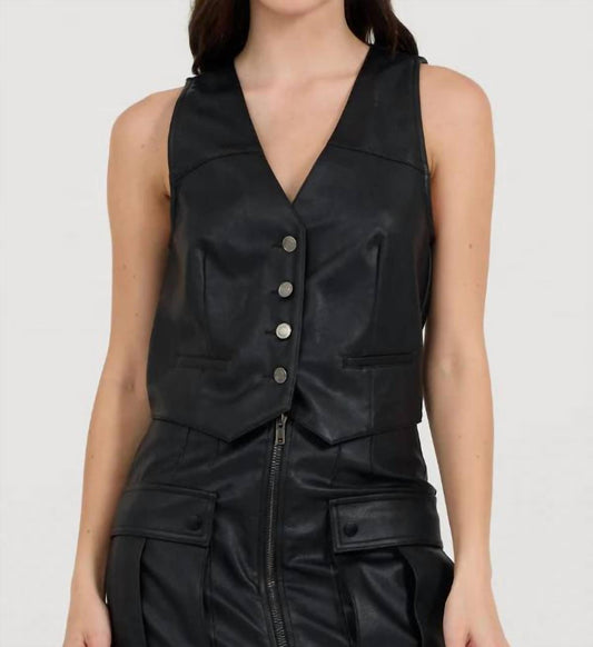 Ocean Drive - Leather Vest