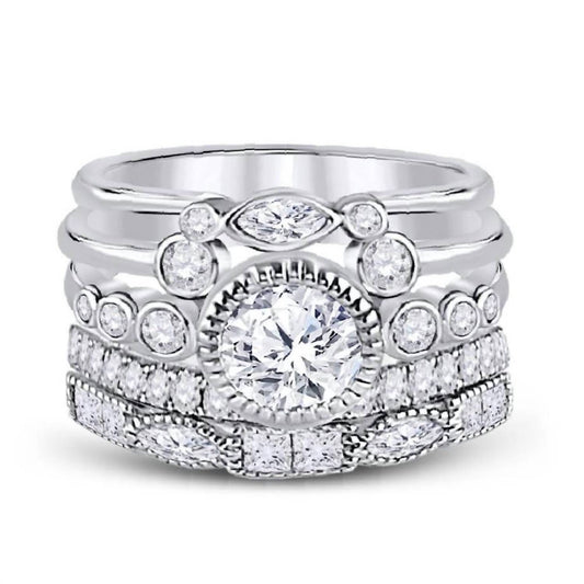 Allyanna Gifts - Women's Melina Stacking Ring Set