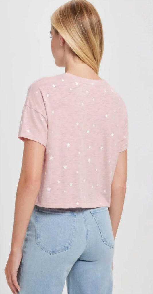 Goldie - Galaxy Drop Shoulder Crop Tee