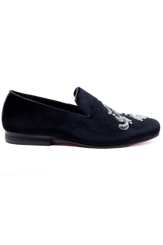 Barabas - Men's Pearls Mod Slip-on Loafers