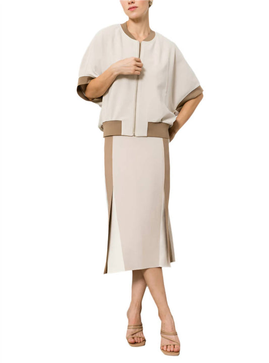 Joh - Katy Colorblock Skirt And Jacket Set