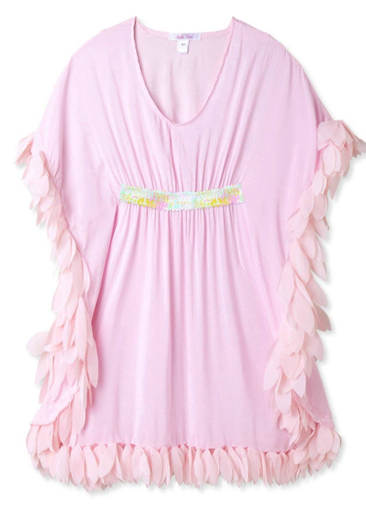 Stella Cove - Girl's Petal Poncho with Sequin Belt