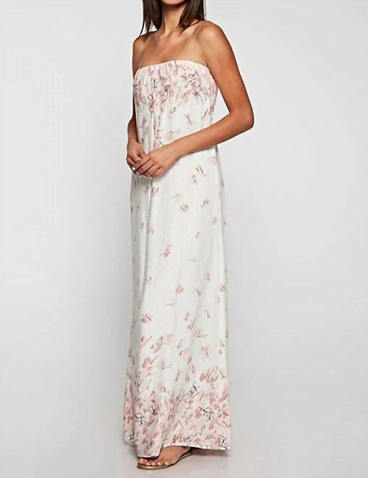 Lovestitch - FLORAL HALTER TIE MAXI DRESS