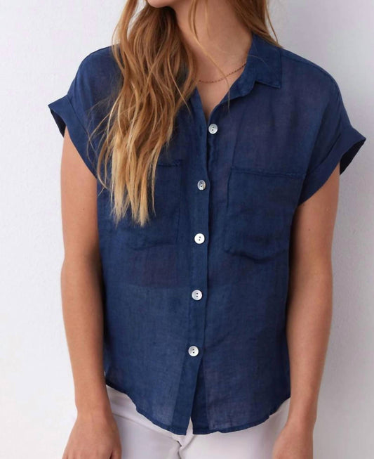Bella Dahl - Linen Two Pocket Short Sleeve Shirt