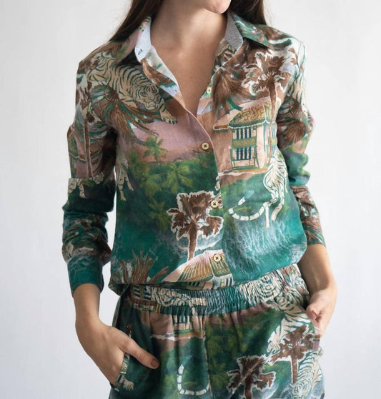 Las Sureñas - Paradise Button-down Shirt