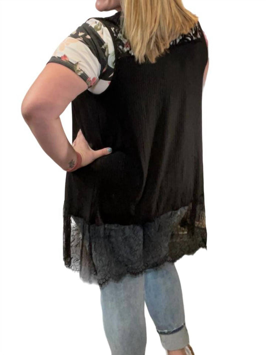 Blumin - Lace Detail Cardigan