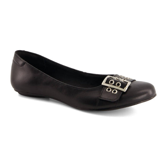 Andrea - Women's Wide Buckle Ballerinas