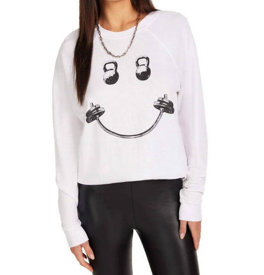 Lauren Moshi - Amaris Barbell Happyface Tee