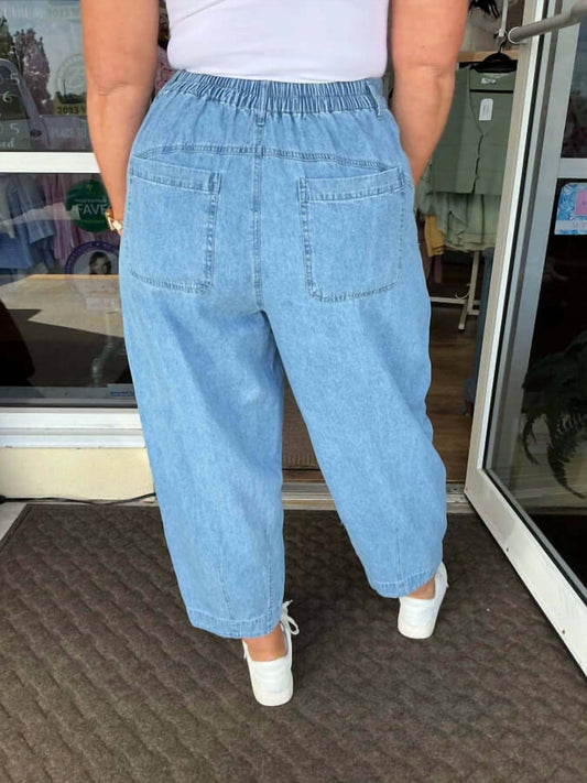 White Birch - Women's Chambray Gypsy Fit Ankle Pant