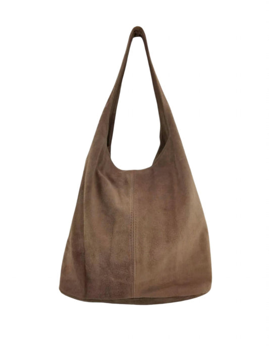 Italian'S Leather - Women's Silvia Suede Leather Tote Bag