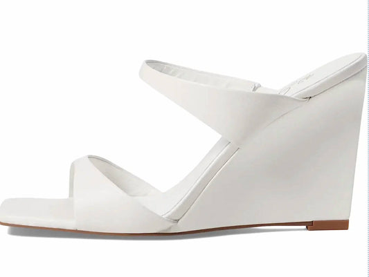 42 Gold - Women's Omira Squared Toe Wedge Heels