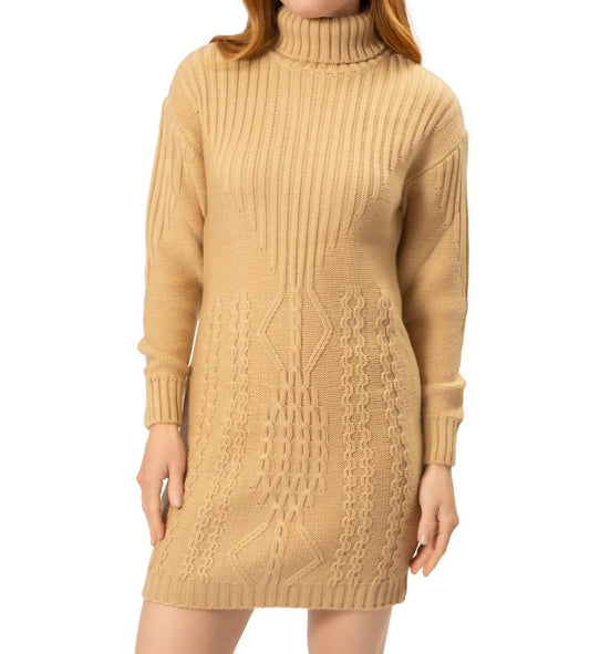 Area Stars - Turtleneck Sweater Dress