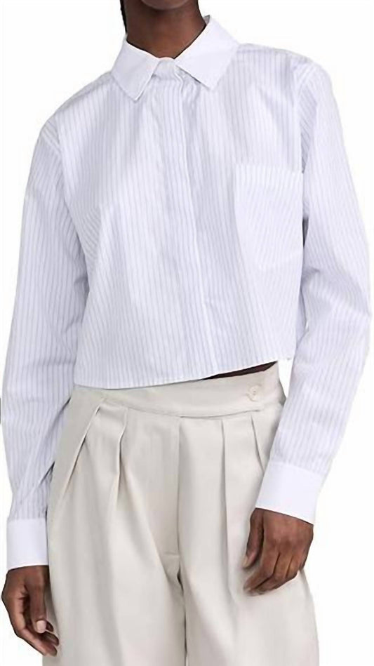 Good American - STRIPE UNIFORM SHIRT