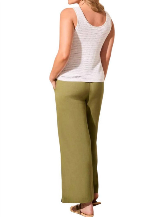 Tribal - Crochet Scoop Neck Tank Top