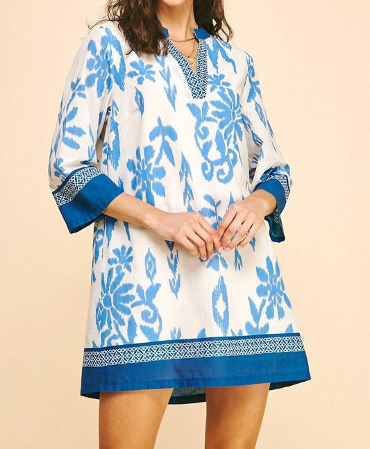 Pinch - Contrast Floral Print Dress