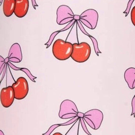 Katydid - Cherries and Coquette Bows Insulated Stainless Steel Wine Tumbler