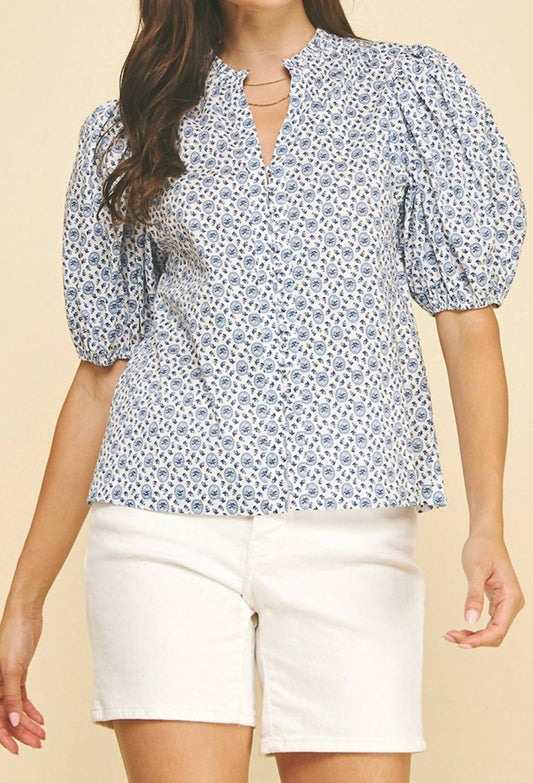 Pinch - Victorian Floral Top