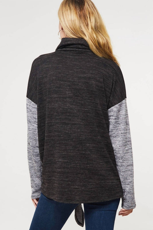 Promesa - Color Block Knit Top