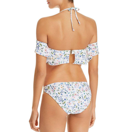 Shoshanna - Flounce Bandeau Bikini Top