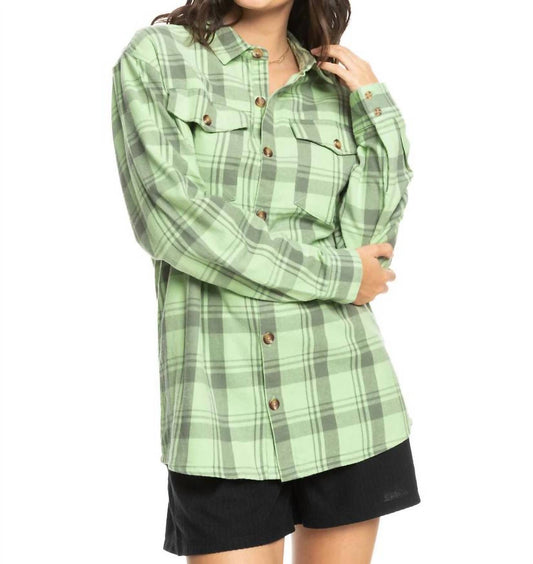 Roxy - Let It Go Flannel Long Sleeve Shirt