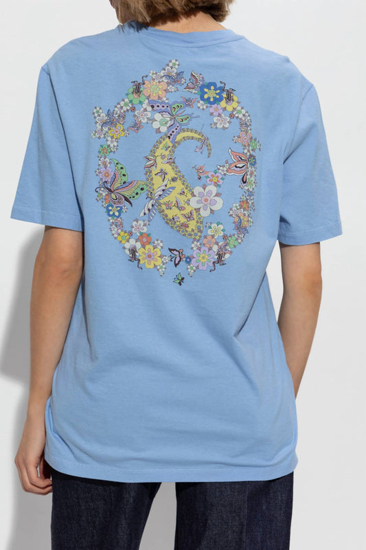 Etro - Logo Embroidered T-shirt
