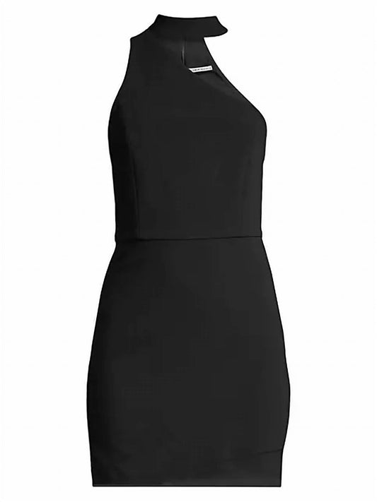Alice + Olivia - Skyla Mock Neck Fit Dress