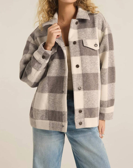 Z Supply - Preston Knit Plaid Jacket