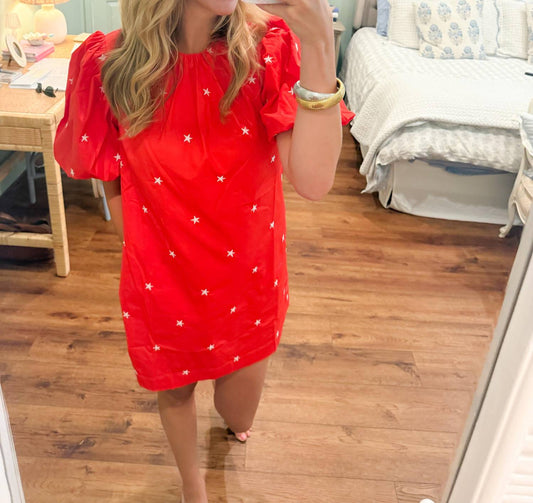 Pinch - Star Embroidered Dress