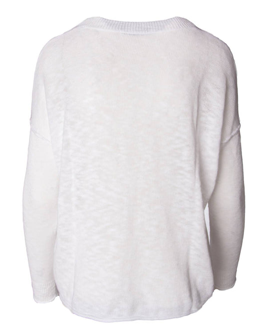 J. Society - Women's Slub V Neck Sweater